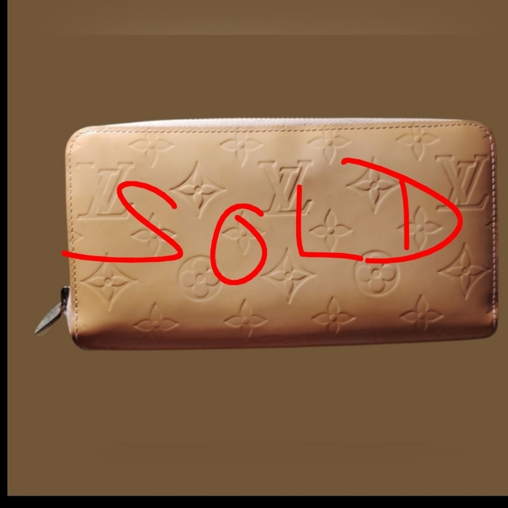 Louis Vuitton  Monogram Yellow Patent Leather Vernis Full Zip